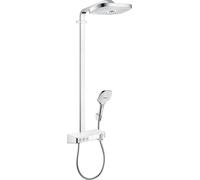 Hansgrohe Raindance ensemble de douche mural avec thermostat chrome-blanc 27127400