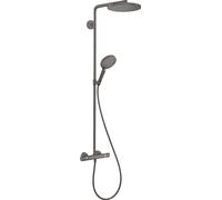 hansgrohe Raindance Select S 240 1jet P PowderRain Douchette avec thermostat, 27633, Coloris: noir brossÃ© - 27633340