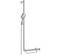 hansgrohe Raindance Select S Ensemble de douche 120 3jet avec barre de douche 110 cm gauche, 26324000, Couleur: chrome