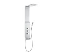 hansgrohe Raindance lift shower panel 27008000 satin- chromé / chromé , apparent, douchette tube