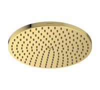 hansgrohe Raindance S 28821990 Pommeau de douche à économie d'eau (EcoSmart+), 240 mm, 1 type de jet, pour montage mural/au plafond, avec fonction anti-calcaire, aspect or poli