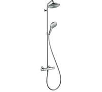 hansgrohe Raindance Select 240 showerpipe 27116000 Ecosmart, bras de douche 450 mm, pivotante