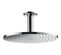Hansgrohe Raindance S douche principale 240 1 jet PowderRain avec raccordement au plafond 10 cm Ø24 cm chrome 27620000