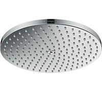 hansgrohe Raindance S - Tête de douche max. 6 l/min (EcoSmart+), Douche pluie (240 mm), Pommeau de douche avec 1 type de jet (PowderRain) pour montage au mur/plafond, Chromé, 28821000