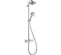 hansgrohe Raindance Select 240 Showerpipe 27116000 Ecosmart, bras de douche 450 mm, pivotante
