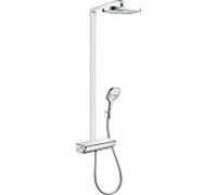 hansgrohe Raindance Select 300 Showerpipe 27282000, chrome, 2jet, EcoSmart 9L, bras de douche 38 cm