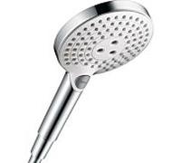 Hansgrohe Douchette à main Raindance Select S 120 – 3 jets EcoSmart – Chrome/Blanc