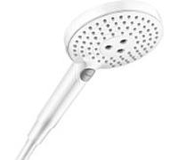 hansgrohe Raindance Select Douchette à main S 120 EcoSmart 26516700 pomme de douche Ø 125 mm, 3 jets, 5,7 l/min, blanc mat