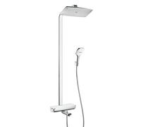hansgrohe Raindance Select E Colonne de douche en applique avec bec déverseur, Mitigeur thermostatique, 27113400,