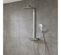 Hansgrohe Colonne de douche Raindance E – mitigeur thermostatique, douche pluie 360×190 mm, chromé