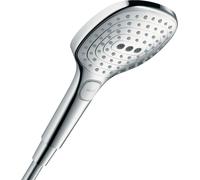 Pommeau de douche hansgrohe Raindance Select E 28729000 Pommeau de douche taille 120 mm, 3 jets, EcoSmart+, 6 l/min, chromé