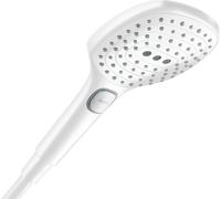 hansgrohe Raindance Select E Douchette à main 120, 3jet PowderRain EcoSmart, 28728700, Couleur: Blanc mat