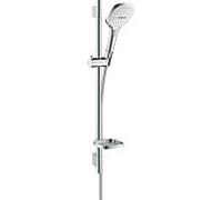 hansgrohe Raindance Select E rail de douche 26620400 Select E120, chrome blanc, longueur 65 cm