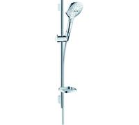 hansgrohe Raindance Select E set de douche 120 3jet EcoSmart avec barre de douche 65 cm et porte-savon, 26622000, Couleur: chrome