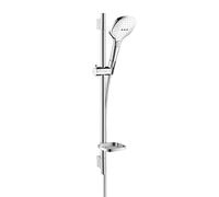 hansgrohe Raindance Select E Set de douche avec barre et tablette, 3 jets, 26622400,