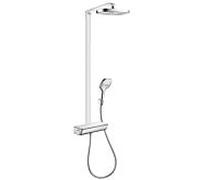 hansgrohe Raindance Select E - Système de douche Showerpipe 300 2jet avec ShowerTablet Select EcoSmart chrome