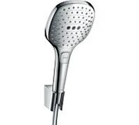 hansgrohe Raindance Select E Set de support de douche 120 3jet avec flexible de douche longueur 125cm, chrome, 26700000