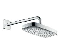 Hansgrohe Raindance select e300 ecosmart 2jet pomme de douche avec bras de douche blanc-chrome 26609400