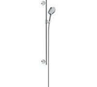 Hansgrohe Ensemble de douche Raindance Select S 120, 3 jets EcoSmart, barre 90 cm, chrome