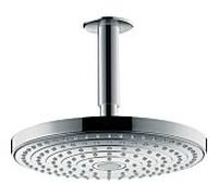 Hansgrohe Douche de tête Raindance Select S 240 2 jets EcoSmart raccord au plafond chrome 26469000