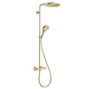 hansgrohe Raindance Select S 240 1jet P PowderRain Douchette avec thermostat, 27633, Coloris: Optique en or poli - 27633990