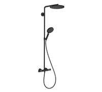 Raindance Select S Colonne de douche 240 1jet PowderRain avec mitigeur thermostatique noir mat (27633670)