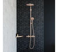 hansgrohe Raindance Select S 240 1jet P PowderRain Douchette avec thermostat, 27633140, Couleur: bronze brossé