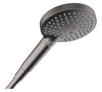 Hansgrohe Raindance Select S douchette 120 3jets powderrain chrome noir brossé 26014340