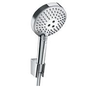 ensemble porte-douche Raindance Select S 120 3 jets PowderRain avec flexible de douche 125 cm, chromé, 27669000