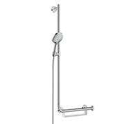 hansgrohe Raindance Select S Ensemble de douche 120 3jet avec barre de douche 110 cm gauche, 26324000, Couleur: chrome