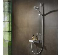 hansgrohe Raindance Select S Set de douche avec barre et tablette, 3 jets, 27667000,
