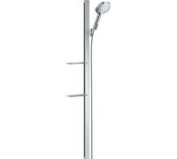 Hansgrohe Raindance Select S Unica Ensemble de douche - barre coulissante - douchette Raindance Select S 120 3 jets - porte-savon - 150cm - flexible de douche 160cm - chrome 27646000