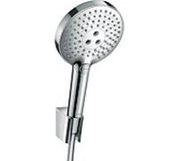 hansgrohe Raindance Select S120 set de bain 26701000 chromé , support de douche et flexible 125 cm