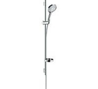 Hansgrohe Set de douche Raindance Select S120 27667000, Chrome, 3 jets PowderRain, barre 90 cm