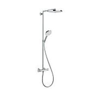 Hansgrohe Colonne de douche Raindance Select 27129400 S 240 2 jets blanc/chromé bras 46 cm pivotante