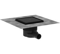 hansgrohe RainDrain vidange complète du point de consigne 56251670 150 x 150 mm, noir mat
