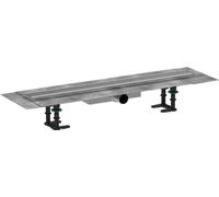 Hansgrohe Caniveau de douche RainDrain Compact 700 – pour installation plate, inox brossé 56164800