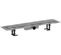 Hansgrohe Caniveau de douche RainDrain Compact 800 mm – inox brossé, kit complet 56178800