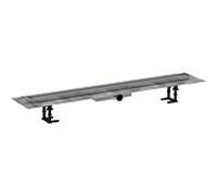 hansgrohe RainDrain Compact ensemble complet caniveau de douche 56171000 pour installation à plat, à carreler, 1000 mm, chromé