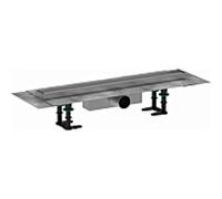 hansgrohe RainDrain Compact ensemble complet caniveau de douche 56175000 pour installation standard, à carreler, 600 mm, chromé