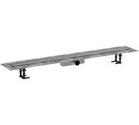 hansgrohe RainDrain Compact kit complet caniveau de douche 1200, pour installation standard, acier inoxydable brossé, 56184800