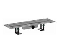 hansgrohe RainDrain Compact Komplettset Duschrinne 56174800 für Standardinstallation, 600 mm, Edelstahl gebürstet