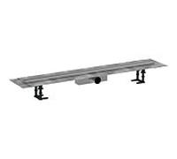 hansgrohe RainDrain Compact Komplettset Duschrinne 56182800 für Standardinstallation, 1000 mm, Edelstahl gebürstet