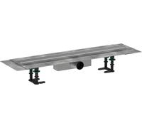 hansgrohe RainDrain Compact set complet caniveau de douche 700, pour installation standard, acier inoxydable brossé, 56176800