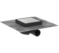 hansgrohe sol match0 RainDrain 56112800 Couvercle 15x15cm, carreler au dos, acier inoxydable