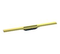Hansgrohe Caniveau de douche RainDrain Flex 56044990 80 cm kit de finition raccourcable or poli