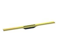 Hansgrohe Caniveau de douche RainDrain Flex 56045990 - 90 cm, recoupable, kit finition, or poli