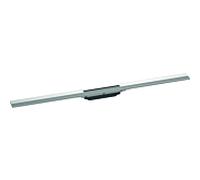 hansgrohe RainDrain Flex rigole de douche 56046800 100cm, set de finition, raccourcissable, optique inox