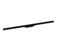 hansgrohe RainDrain Flex caniveau de douche 56047670 120cm, kit de finition, peut être raccourci, noir mat