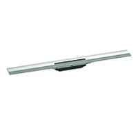Hansgrohe RainDrain Flex Set de finition caniveau douche 800mm courbé mural acier inoxydable brossé
